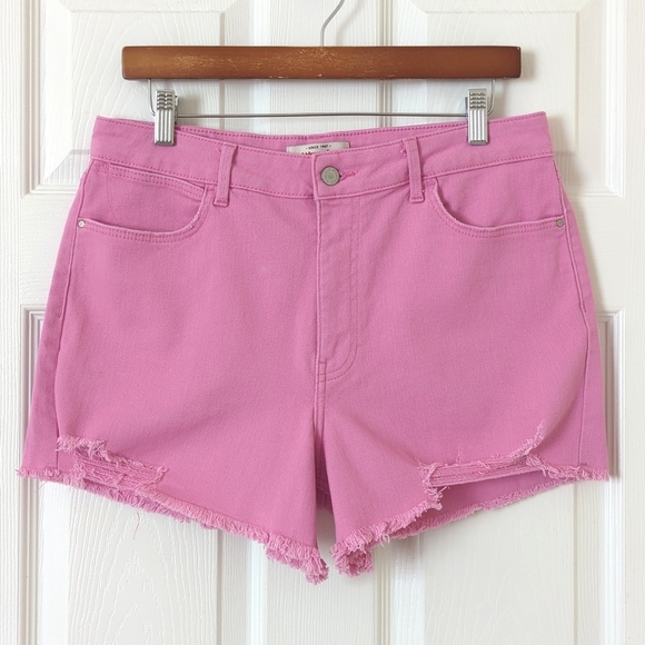 Wrangler Pants - Wrangler Classic Vintage Inspired High Waisted Cut Off Jean Shorts Berry Pink 10